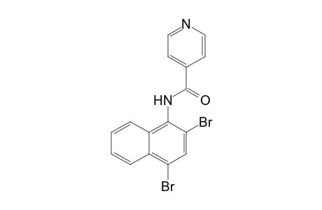 N-(2,4-Dibromonaphthyl)-4-pyridinecarboxamide