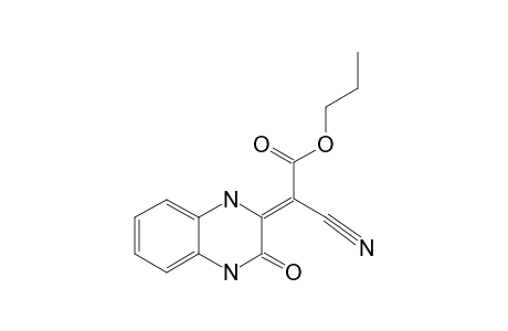 (Z)-3-(ALPHA-CYANO-ALPHA-PROPOXYCARBONYLMETHYLENE)-2-OXO-1,2,3,4-TETRAHYDROQUINOXALINE