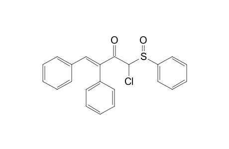 (E)-1-Chloro-3,4-diphenyl-1-(phenylsulfinyl)but-3-en-2-one