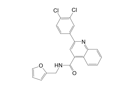 2-(3,4-dichlorophenyl)-N-(2-furylmethyl)-4-quinolinecarboxamide