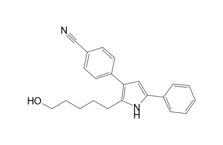 4-[2-(5-Hydroxypentyl)-5-phenyl-1H-pyrrol-3-yl]benzonitrile