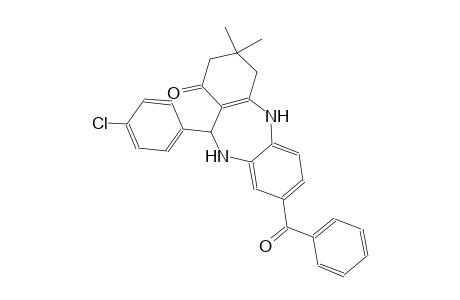 8-benzoyl-11-(4-chlorophenyl)-3,3-dimethyl-2,3,4,5,10,11-hexahydro-1H-dibenzo[b,e][1,4]diazepin-1-one