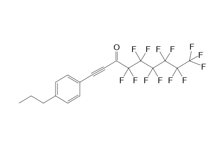 4,4,5,5,6,6,7,7,8,8,9,9,9-Tridecafluoro-1-(4-propyl-phenyl)-non-1-yn-3-one