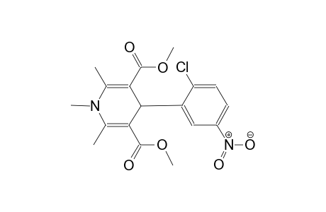 3,5-pyridinedicarboxylic acid, 4-(2-chloro-5-nitrophenyl)-1,4-dihydro-1,2,6-trimethyl-, dimethyl ester