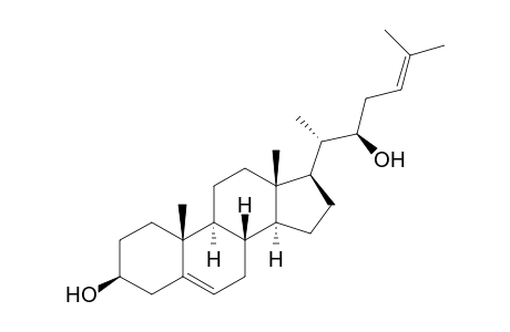 (3beta,22R)-cholesta-5,24-diene-3,22-diol