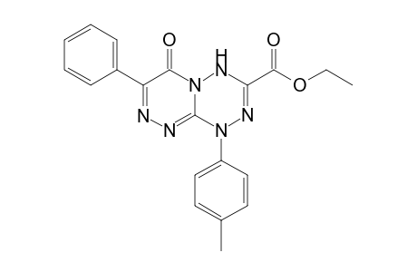 Ethyl 6-oxo-7-phenyl-1-p-tolyl-4,6-dihydro-1H-[1,2,4]triazino[4,3-b][1,2,4,5]tetrazine-3-carboxylate