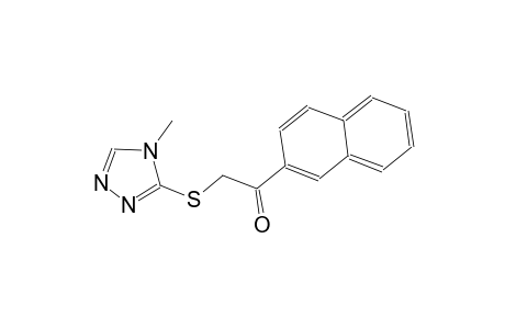 2-[(4-methyl-4H-1,2,4-triazol-3-yl)sulfanyl]-1-(2-naphthyl)ethanone