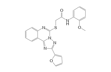 acetamide, 2-[[2-(2-furanyl)[1,2,4]triazolo[1,5-c]quinazolin-5-yl]thio]-N-(2-methoxyphenyl)-