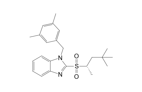 1-(3,5-dimethylbenzyl)-2-[(1S)-1,3,3-trimethylbutyl]sulfonyl-benzimidazole