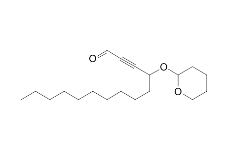 2-Tetradecynal, 4-[(tetrahydro-2H-pyran-2-yl)oxy]-