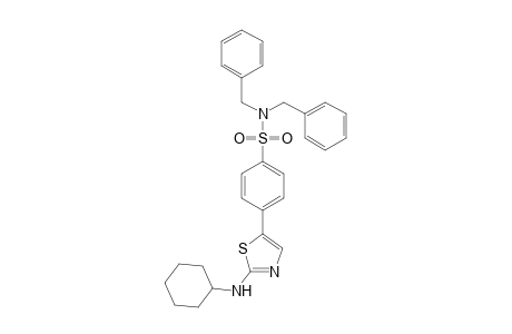 N,N -Dibenzyl -4 -[2 -cyclohexylaminothiazol-5-yl]benzenesulfonamide