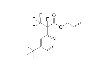Allyl 2-[4'-(t-butyl)pyridin-2'-yl]perfluoropropionate