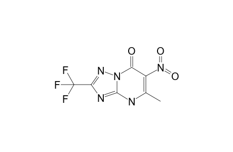 5-methyl-6-nitro-2-(trifluoromethyl)-1H-[1,2,4]triazolo[5,1-b]pyrimidin-7-one