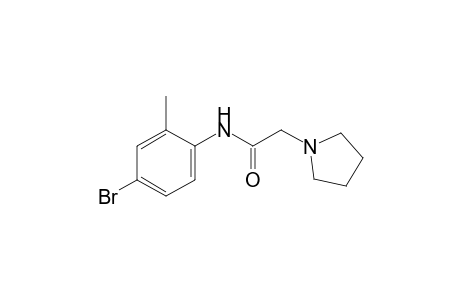 4'-bromo-1-pyrrolidineaceto-o-toluidide