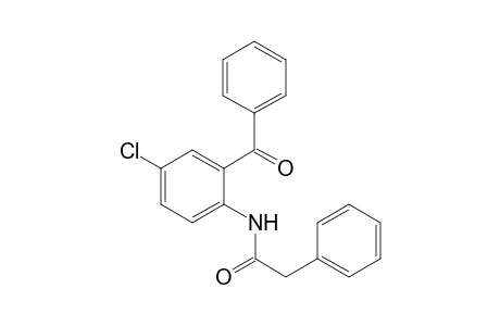 N-(2-benzoyl-4-chloro-phenyl)-2-phenyl-acetamide