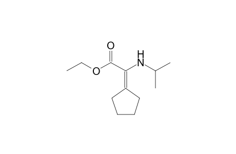 Ethyl [isopropylamino]-(cyclopentylidene)acetate
