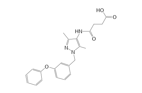 4-{[3,5-dimethyl-1-(3-phenoxybenzyl)-1H-pyrazol-4-yl]amino}-4-oxobutanoic acid