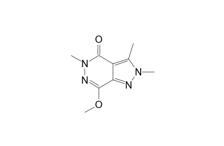 7-METHOXY-2,3,5-TRIMETHYL-2H-PYRAZOLO-[3,4-D]-PYRIDAZIN-4(5H)-ONE