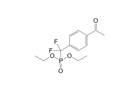 1-{4'-[(Diethoxyphosphoryl)difluoromethyl]phenyl}ethanone