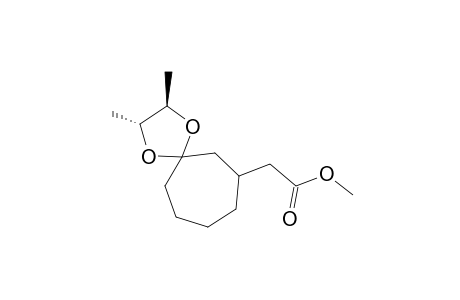Methyl (R)-(2'l,3'l,7'u)-(2',4'-Dimethyl-1',5'-dioxaspiro[4.6]cyclododec-7'-yl)acetate