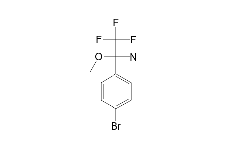 1-(2,2,2-TRIFLUORO)-1-(4-BROMOPHENYL)-ETHYL-IMINE-METHANOL-ADDUCT