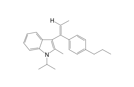 1-iso-Propyl-2-methyl-3-(1-(4-propylphenyl)-1-propen-1-yl)1H-indole II
