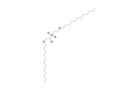 Dodecane, 1-[2-[[1-chloro-2-(dodecyloxy)ethyl]sulfonyl]ethoxy]-