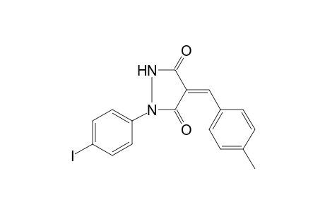 1-(4-Iodo-phenyl)-4-(4-methyl-benzylidene)-pyrazolidine-3,5-dione