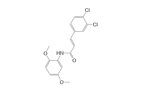 (2E)-3-(3,4-dichlorophenyl)-N-(2,5-dimethoxyphenyl)-2-propenamide