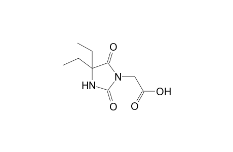 4,4-diethyl-2,5-dioxo-1-imidazolidineacetic acid