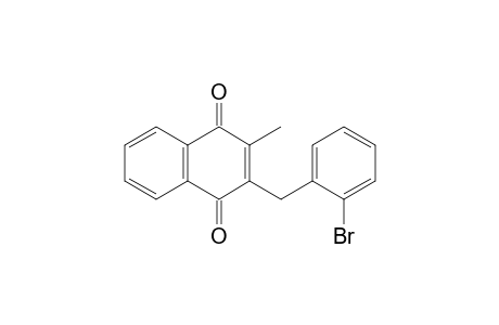 2-Methyl-3-(2-bromo-benzyl)-4a,8a-dihydro-[1,4]naphthoquinone