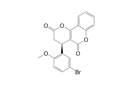4-(5-BROMO-2-METHOXYPHENYL)-3,4,5,6-TETRAHYDRONAPHTHO-[1,2-B]-PYRAN-2-(H),5-DIONE