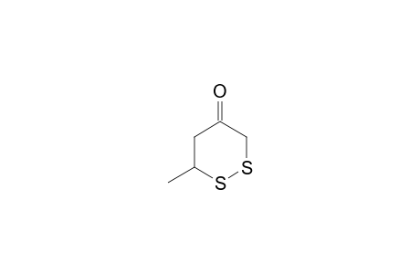 6-Methyl-1,2-dithian-4-one