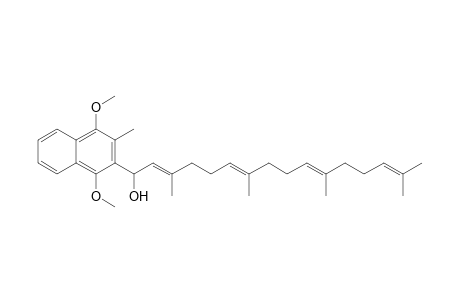 (2E,6E,10E)-1-(1,4-dimethoxy-3-methyl-2-naphthalenyl)-3,7,11,15-tetramethyl-1-hexadeca-2,6,10,14-tetraenol
