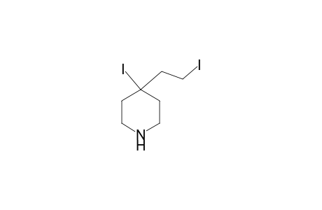 Piperidine, 4-iodo-4-(2-iodoethyl)-