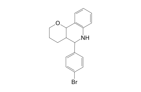 5-(4-bromophenyl)-3,4,4a,5,6,10b-hexahydro-2H-pyrano[3,2-c]quinoline