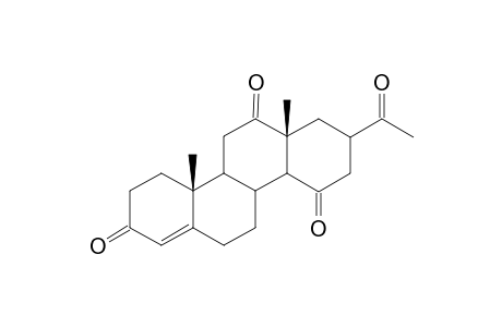 D-Homopregn-4-ene-3,12,15,20-tetrone