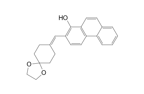 2-(1,4-Dioxaspiro[4.5]dec-8-ylidenemethyl)phenanthren-1-ol