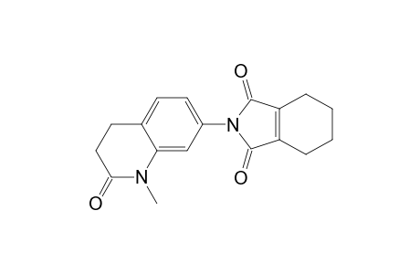1H-Isoindole-1,3(2H)-dione, 4,5,6,7-tetrahydro-2-(1,2,3,4-tetrahydro-1-methyl-2-oxo-7-quinolinyl)-