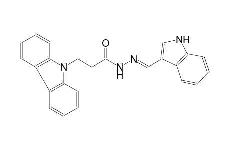 9H-carbazole-9-propanoic acid, 2-[(E)-1H-indol-3-ylmethylidene]hydrazide