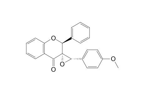 (2S,3S,3'S)-3'-(4-methoxyphenyl)-2-phenyl-spiro[chromane-3,2'-oxirane]-4-one