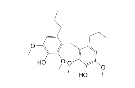 3,3'-methylenebis(2,6-dimethoxy-4-n-propylphenol)