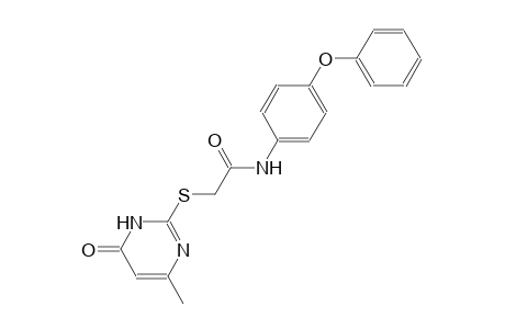 acetamide, 2-[(1,6-dihydro-4-methyl-6-oxo-2-pyrimidinyl)thio]-N-(4-phenoxyphenyl)-