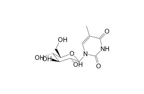 1-(b-d-Glucopyranosyl)-thymmine