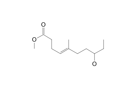 Methyl 8-hydroxy-5-methyl-4-decenoate