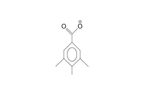 3,4,5-Trimethyl-benzoate anion