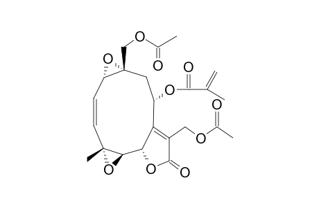 13,14-DIACETOXY-8S-METHACRYLOYLOXY-1S(10S),4R,5R-DIEPOXYGERMACR-7(11)-ENE-6S,12-OLIDE
