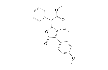 Benzeneacetic acid, .alpha.-[3-methoxy-4-(4-methoxyphenyl)-5-oxo-2(5H)-furanylidene]-, methyl ester, (E)-