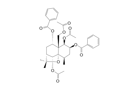 1-BETA,6-ALPHA,15-TRIACETOXY-2-BETA,9-ALPHA-DIBENZOYLOXY-DIHYDRO-BETA-AGAROFURAN