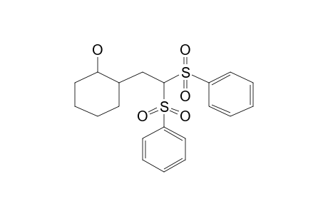 2-(2,2-Bis(benzenesulfonyl)ethyl)cyclohexanol